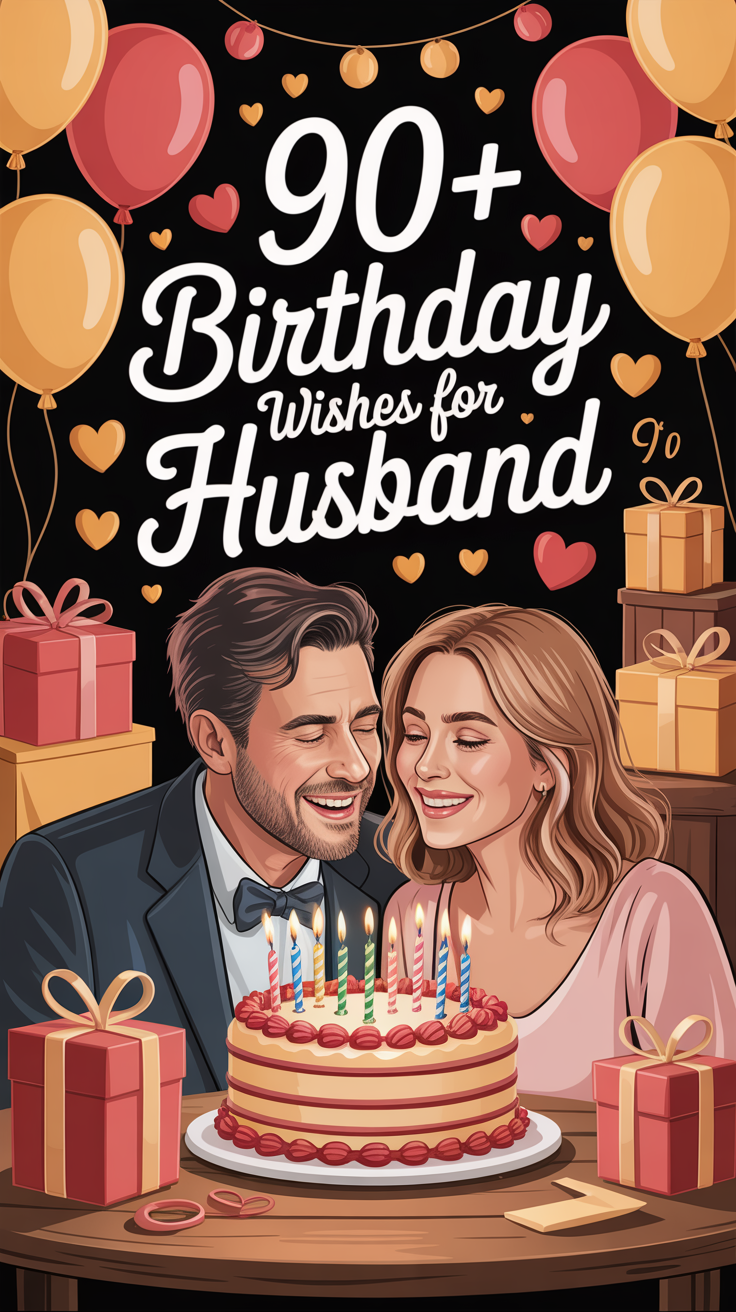 Birthday Wishes for Your Beloved Husband