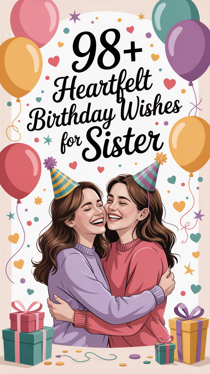 Birthday Wishes for Your Amazing Sister
