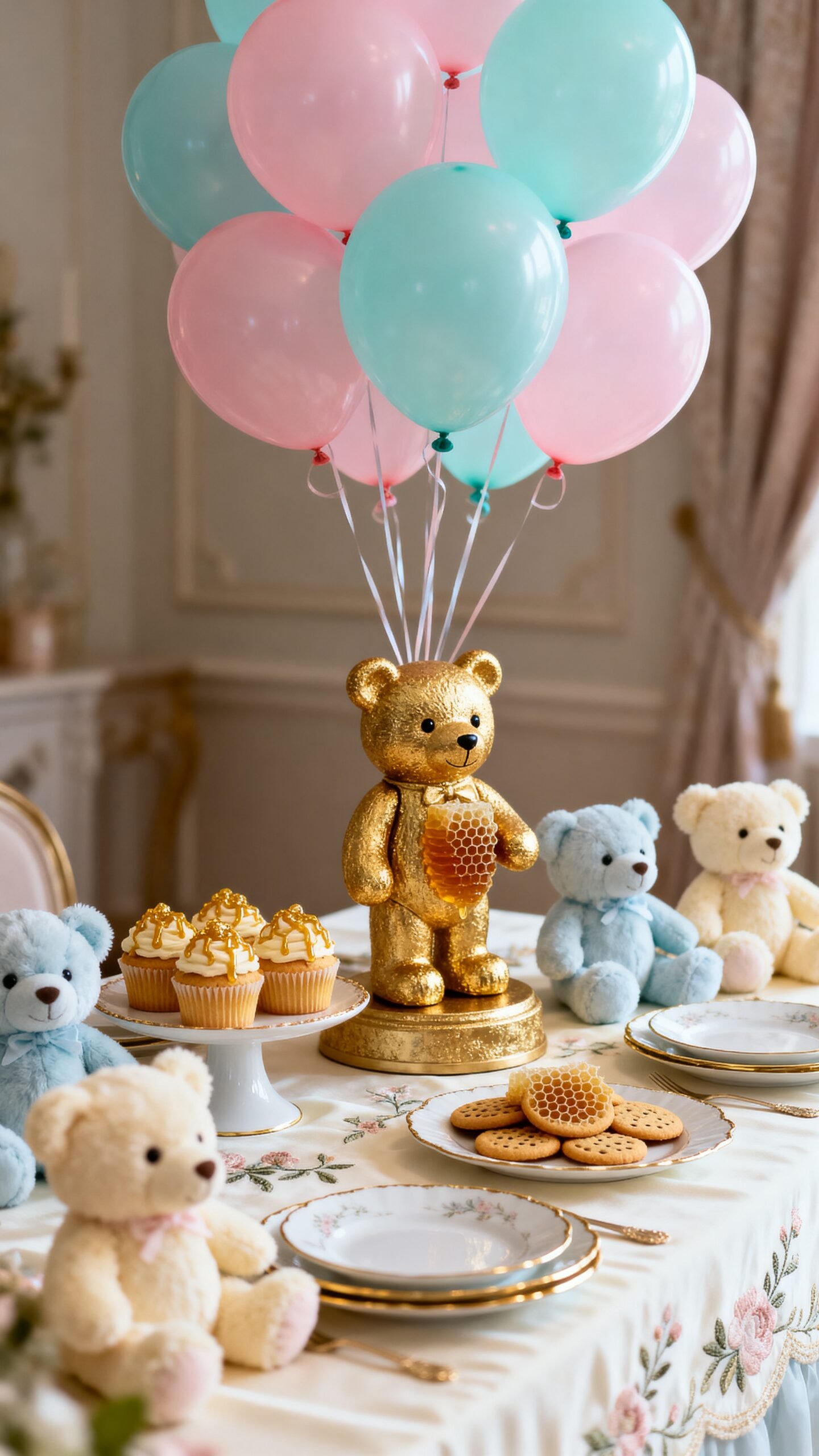 adorable teddy bear baby shower
