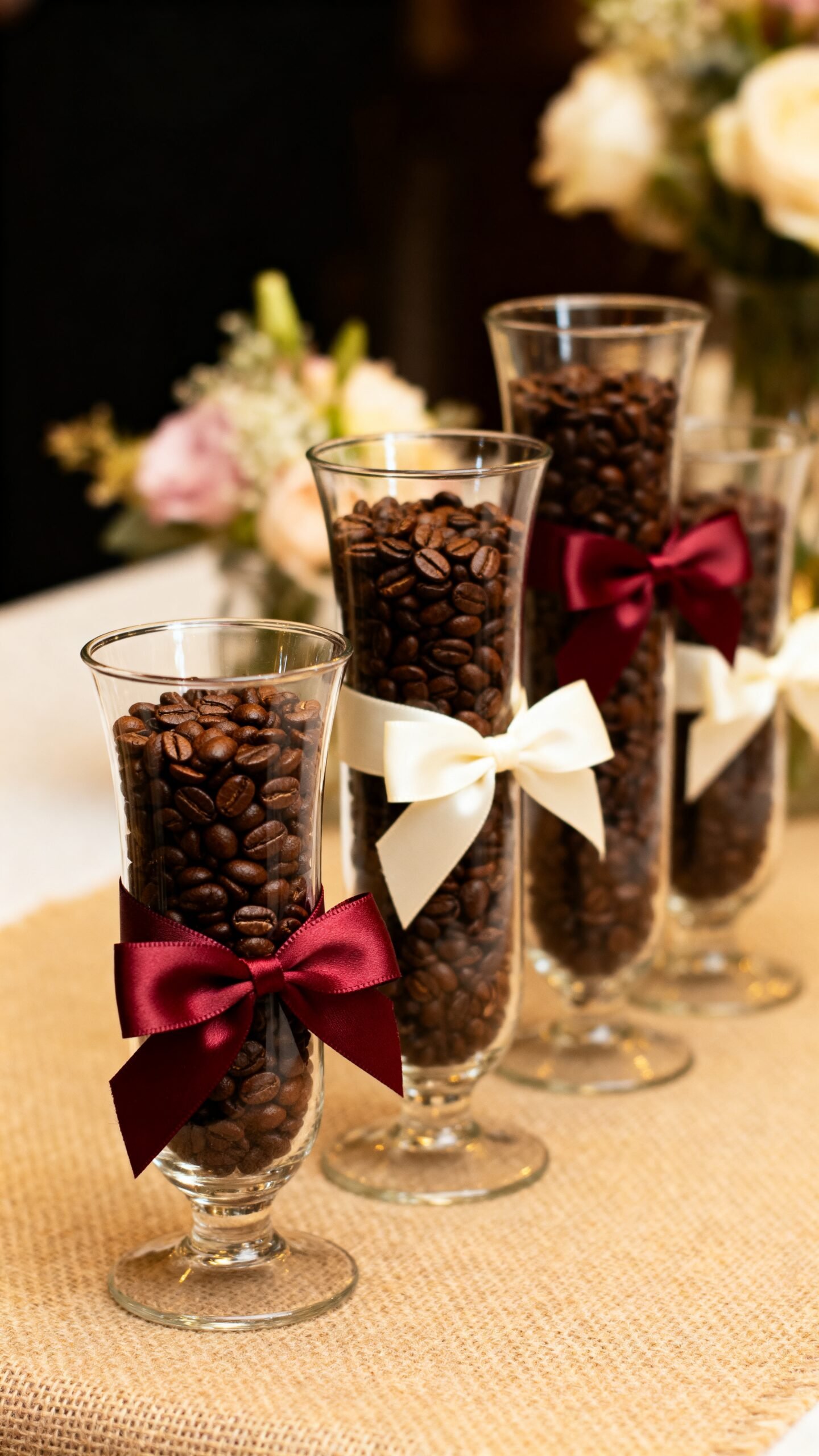 aromatic reusable versatile coffee bean centerpieces
