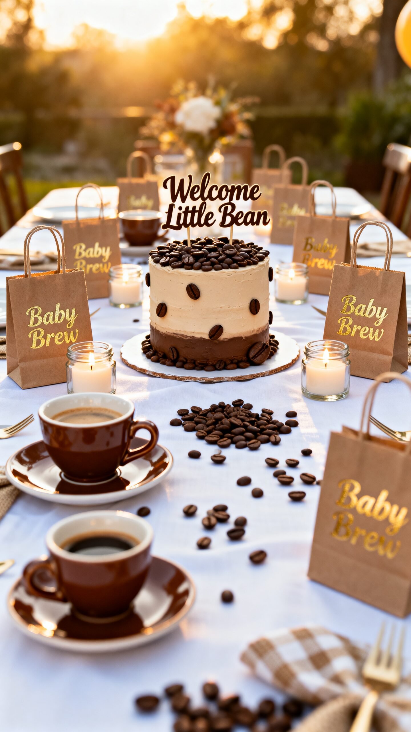 coffee themed baby shower