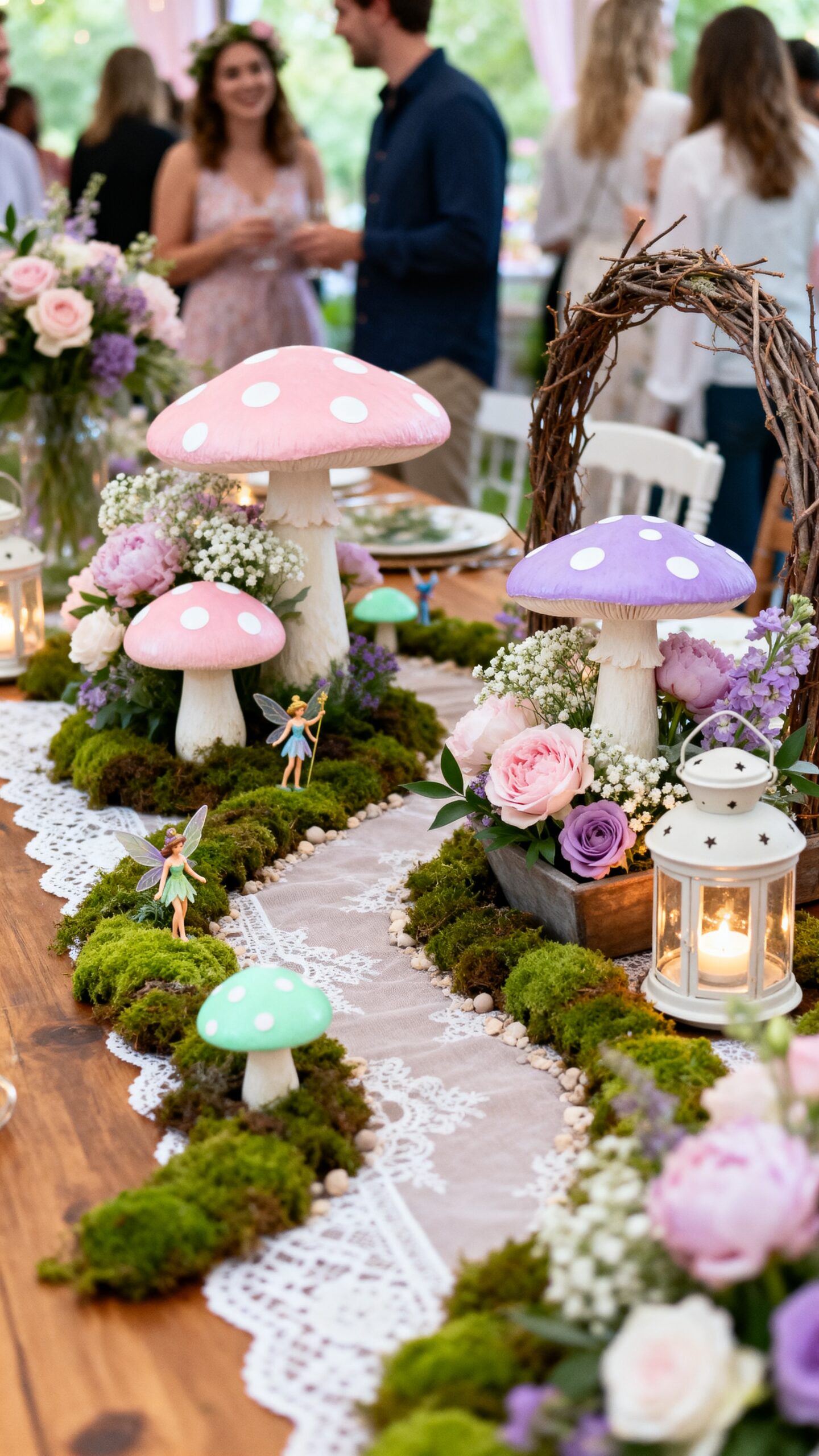 enchanting ethereal whimsical fairy garden baby shower