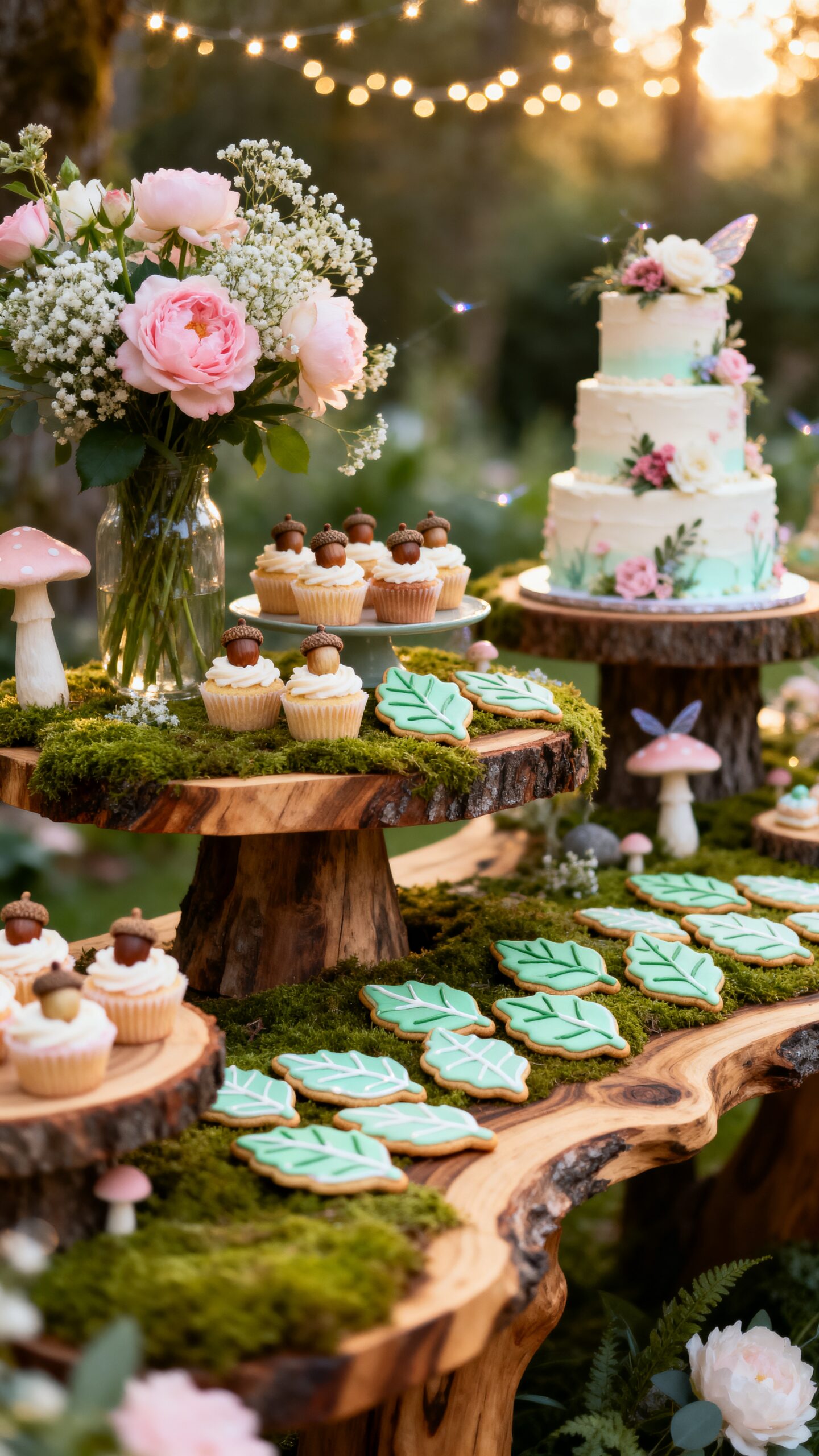 fanciful lighthearted magical garden party menu