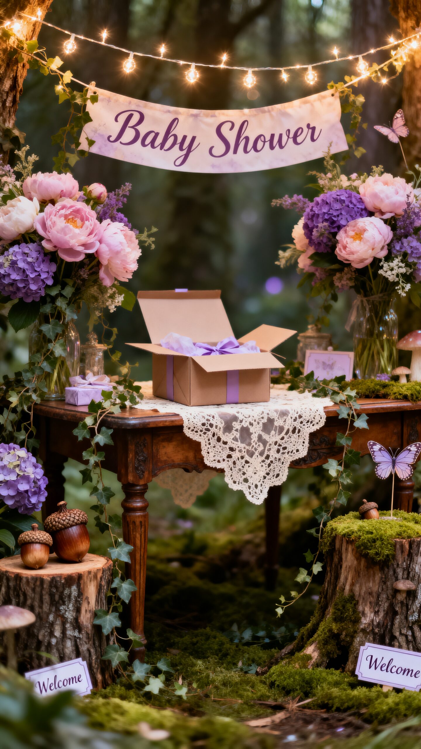 magical woodland fairy baby shower