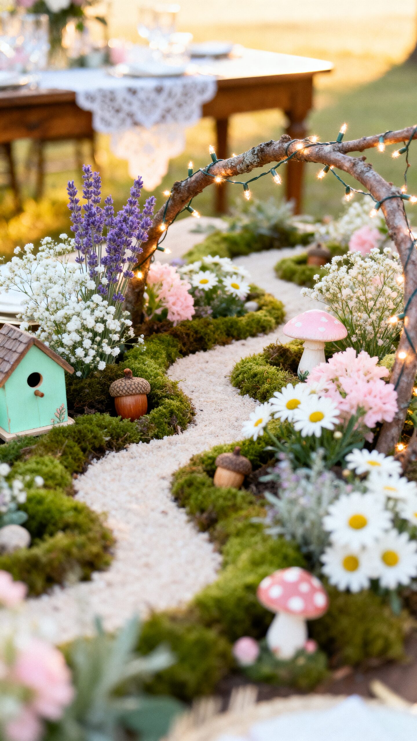 natural enchanting woodland decor