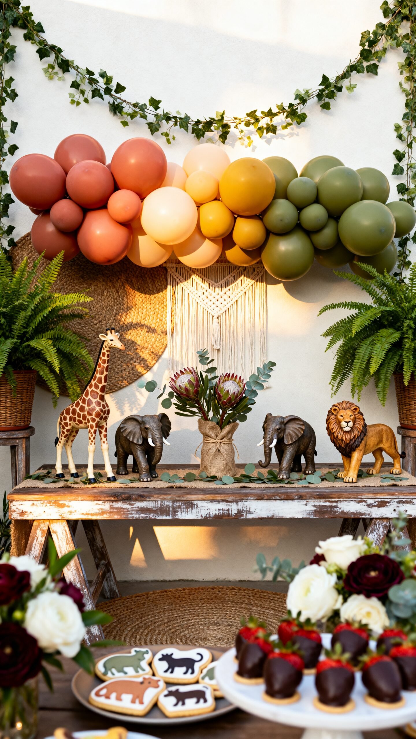 safari themed baby shower