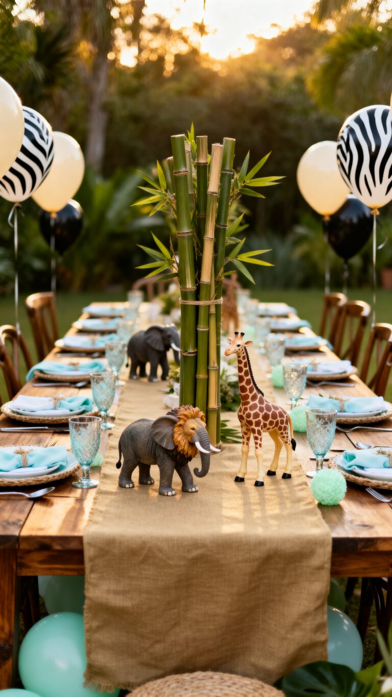 safari themed baby shower