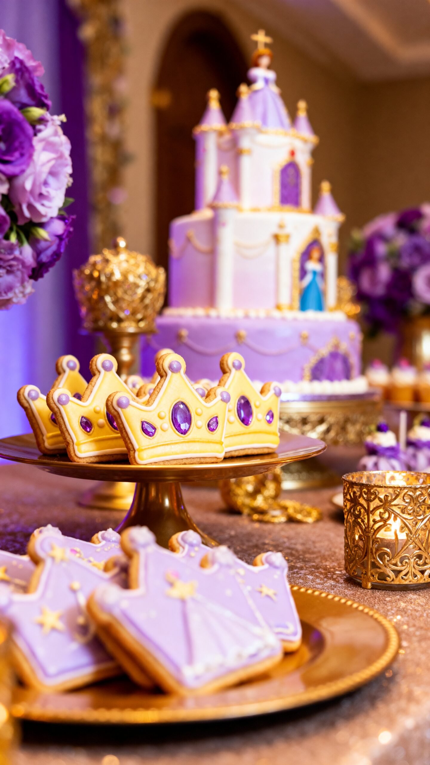 whimsical regal glittering photogenic princess treats