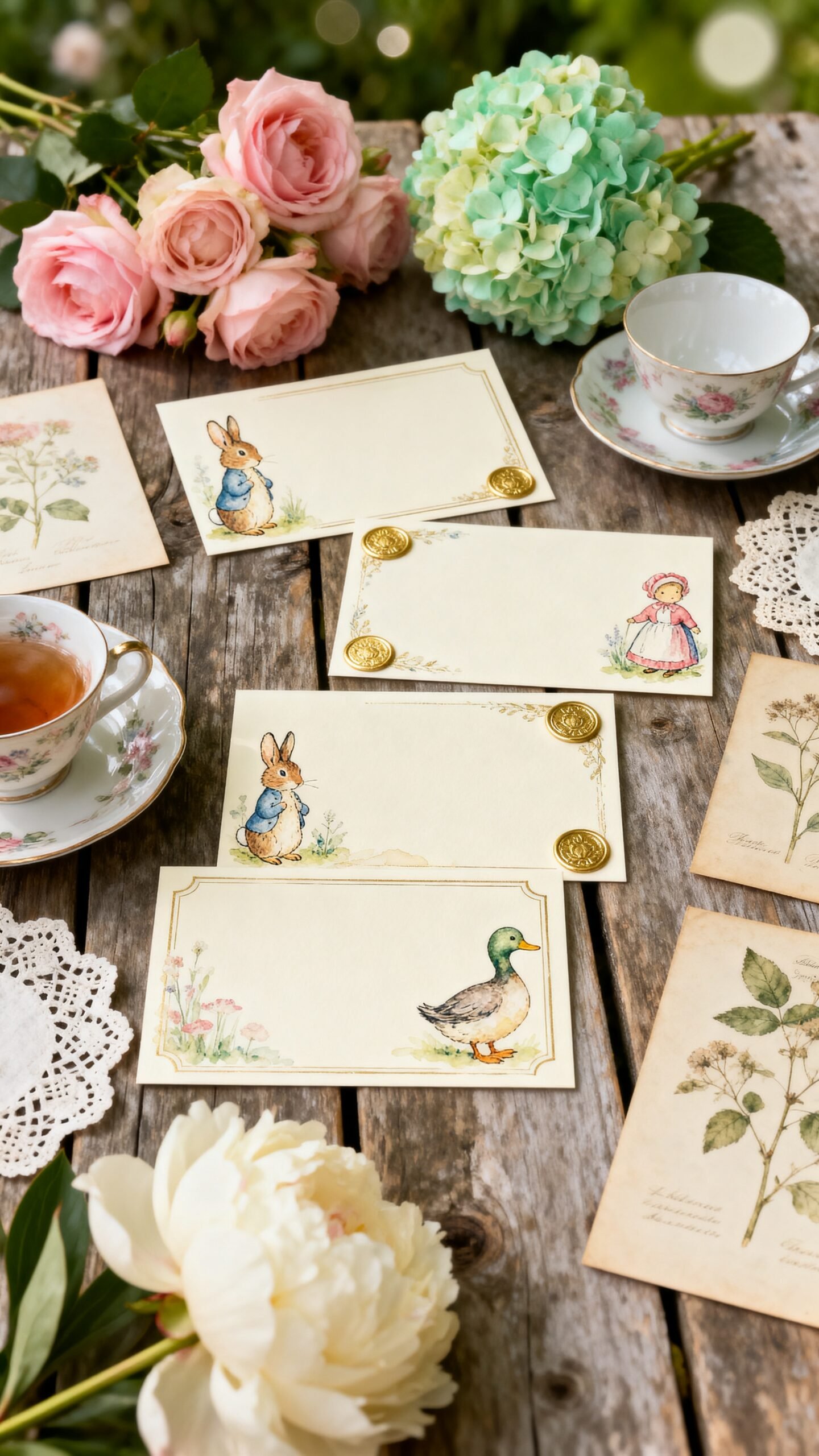 whimsical watercolor storybook party invitations