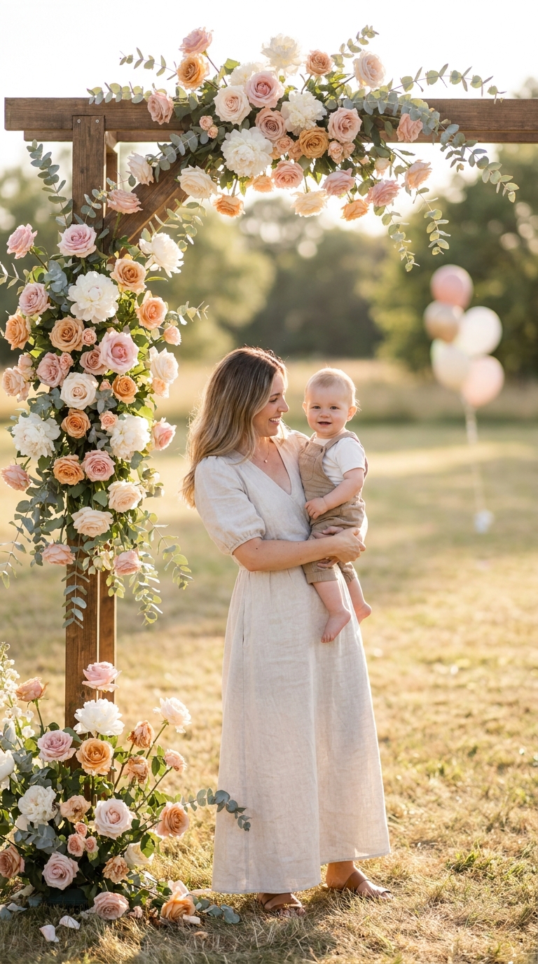 14 Beautiful Outdoor 1st Birthday Party Decoration Ideas