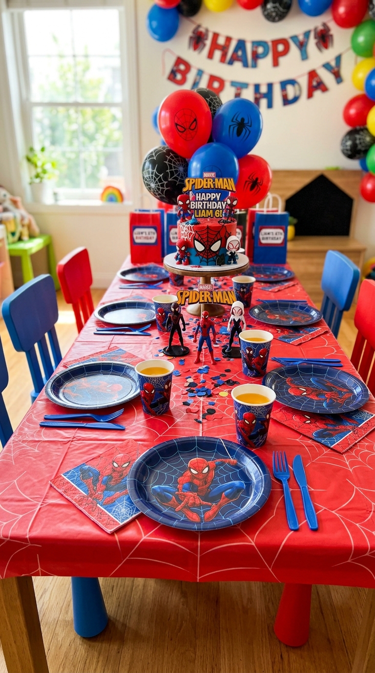 14 Amazing Spiderman Birthday Party Decorations That Wow Kids