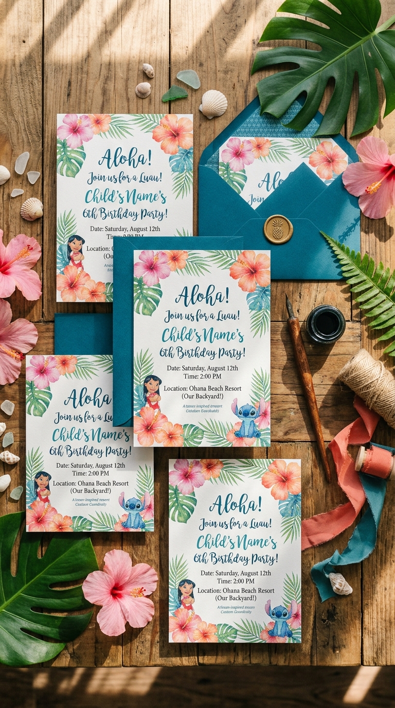 13 Sweet Girl Lilo and Stitch Birthday Party Ideas Full of Tropical Vibes