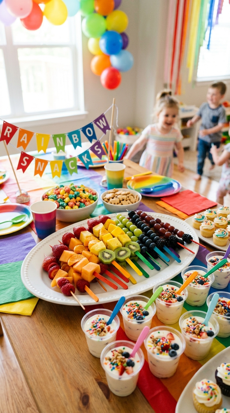 15 Rainbow 4th Birthday Party Ideas Bursting With Bright Colors
