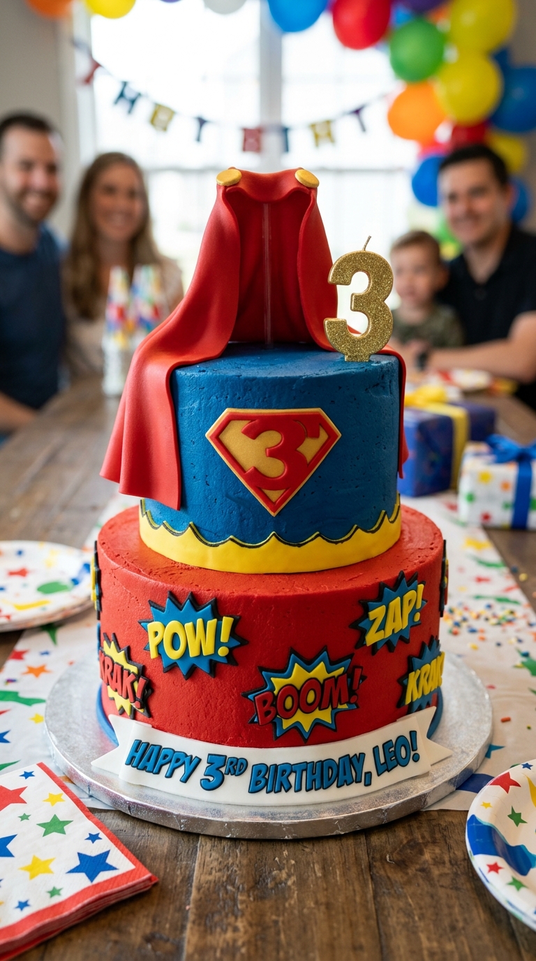 15 Cool 3rd Birthday Cake Ideas for Boys Kids Will Love