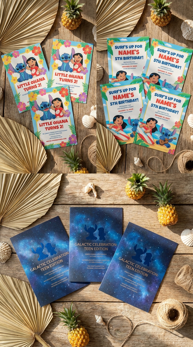 10 Creative Lilo and Stitch Birthday Party Invitation Ideas to Impress Guests