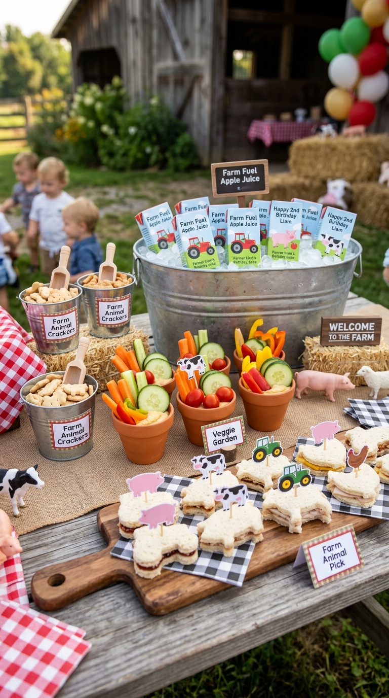14 Farm 2nd Birthday Party Ideas for Boys Who Love Animals