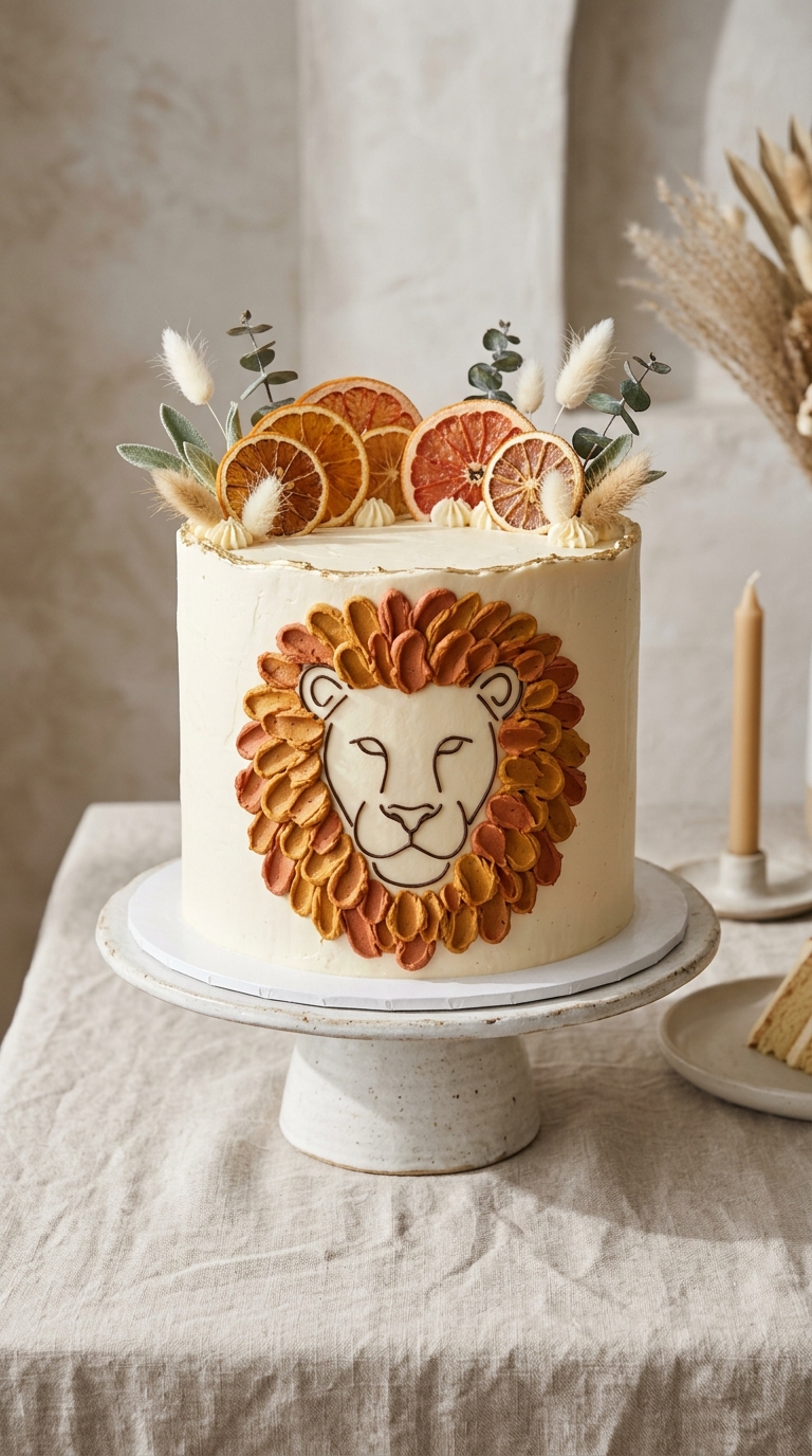 12 Lion Birthday Cake Ideas Fit for the King of the Jungle