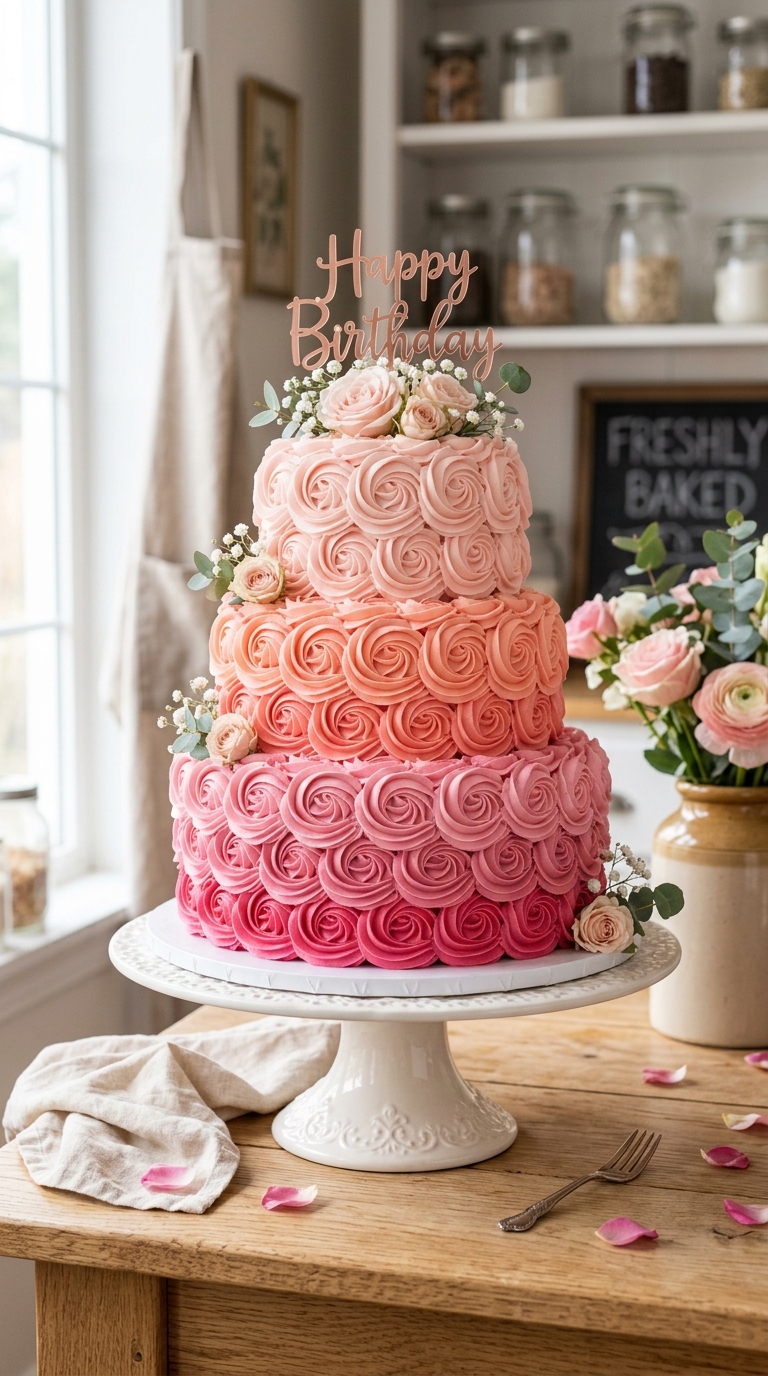 14 Pretty Pink Birthday Cake Ideas Everyone Will Be Talking About