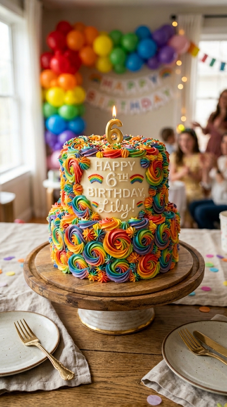 14 Rainbow Birthday Cake Ideas Bursting With Color and Joy