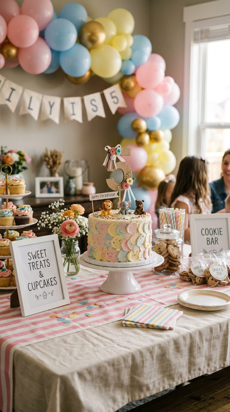 15 Beautiful 5th Birthday Party Decorations at Home Ideas on a Budget