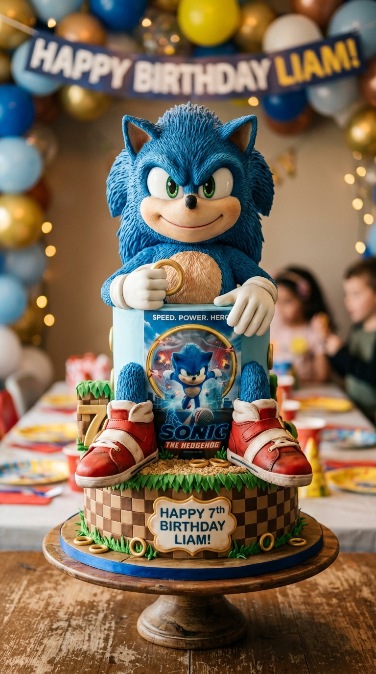 14 Sonic Birthday Cake Ideas That Are Fast, Fun, and Unforgettable